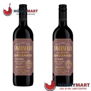 VANG Ý TAVERNELLO ORGANICO SYRAH TERRE SICILIANE