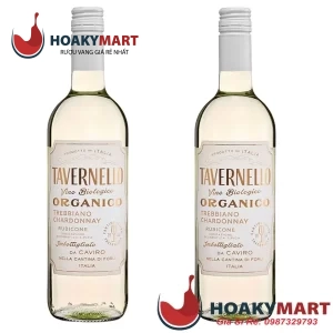 VANG Ý TAVERNELLO ORGANICO TREBBIANO CHARDONNAY RUBICONE