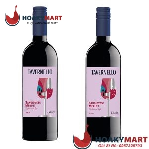 VANG Ý TAVERNELLO SANGIOVESE MERLOT RUBICONE