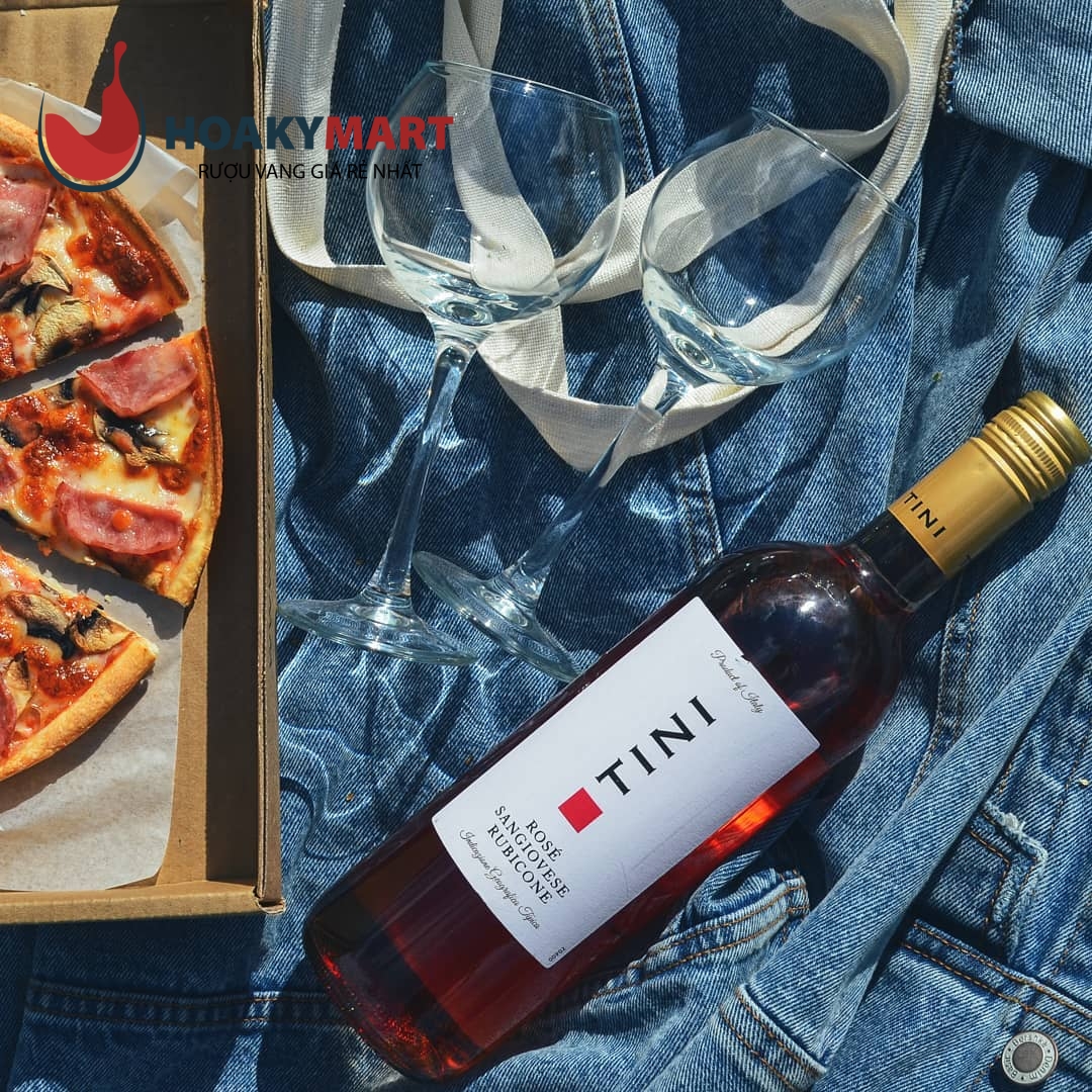 VANG Ý TINI ROSE SANGIOVESE RUBICONE