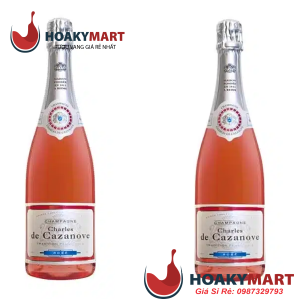 RƯỢU CHAMPAGNE CHARLES DE CAZANOVE BRUT ROSÉ