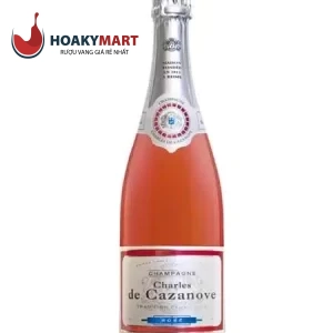 RƯỢU CHAMPAGNE CHARLES DE CAZANOVE BRUT ROSÉ