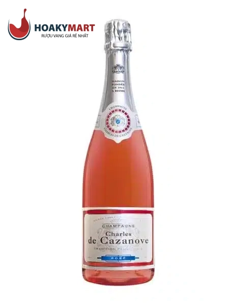RƯỢU CHAMPAGNE CHARLES DE CAZANOVE BRUT ROSÉ