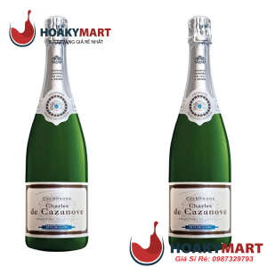 RƯỢU CHAMPAGNE CHARLES DE CAZANOVE BRUT TÊTE DE CUVÉE
