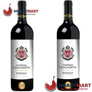 VANG PHÁP CHATEAU CAZAUMARTIN BORDEAUX RẺ NHẤT