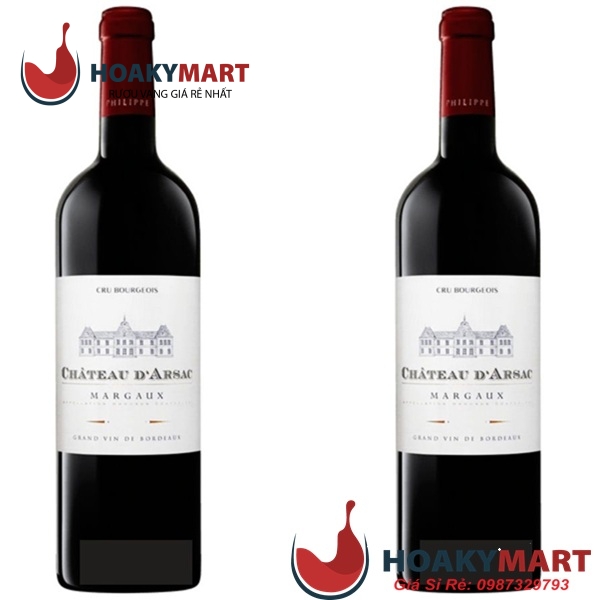 RƯỢU VANG PHÁP CHÂTEAU D'ARSAC CRU BOURGEOIS