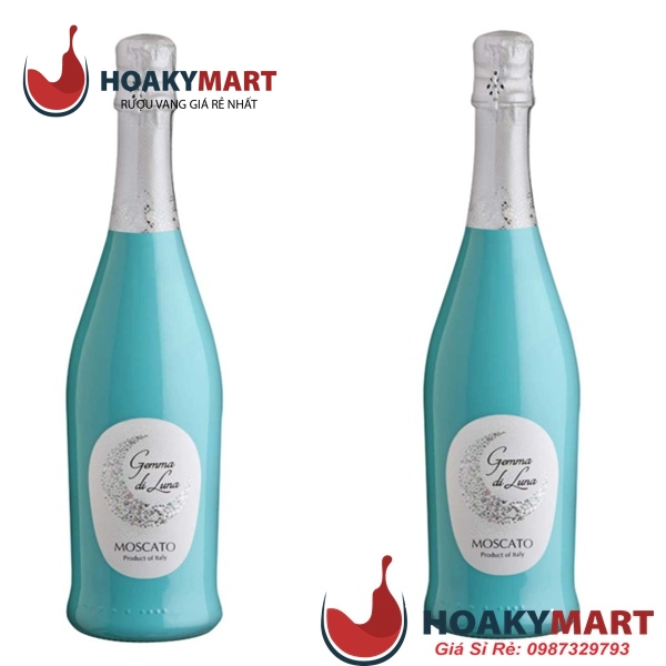 RƯỢU VANG SỦI GEMMA DI LUNA MOSCATO VINO SPUMANTE