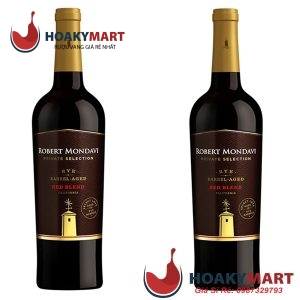 VANG MỸ ROBERT MONDAVI PRIVATE SELECTION RYE BARREL-AGED RED BLEND