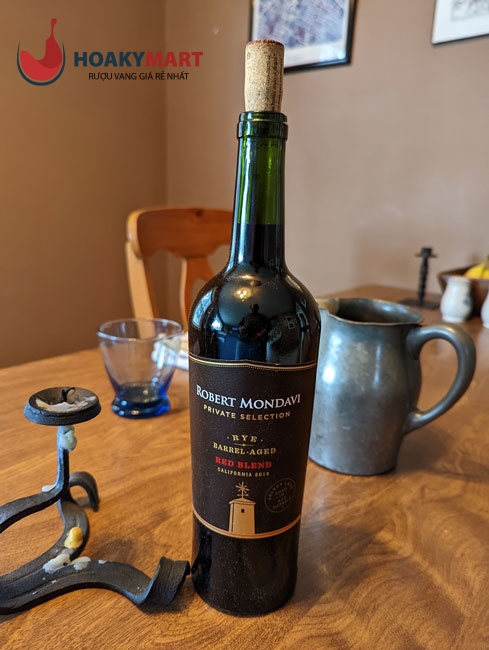 VANG MỸ ROBERT MONDAVI PRIVATE SELECTION RYE BARREL-AGED RED BLEND
