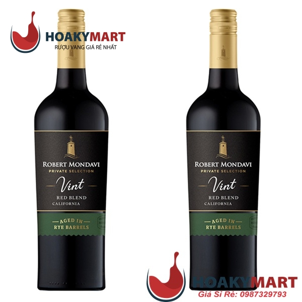 VANG MỸ ROBERT MONDAVI PRIVATE SELECTION VINT RED BLEND AGED IN RYE BARRELS