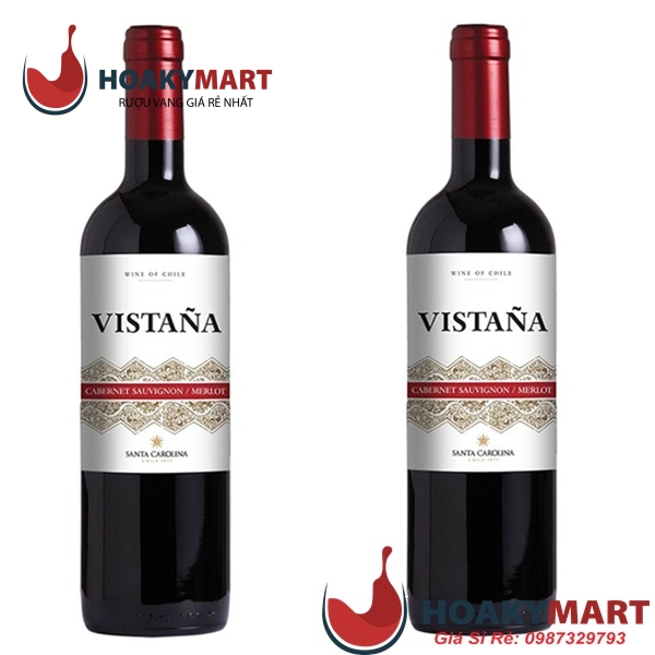 VANG CHILE SANTA CAROLINA VISTANA CABERNET SAUVIGNON MERLOT