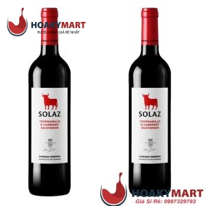 RƯỢU VANG SOLAZ TEMPRANILLO CABERNET SAUVIGNON