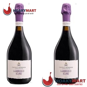 RƯỢU VANG CASTELLI MODENESI LAMBRUSCO SCURO AMABILE EMILIA