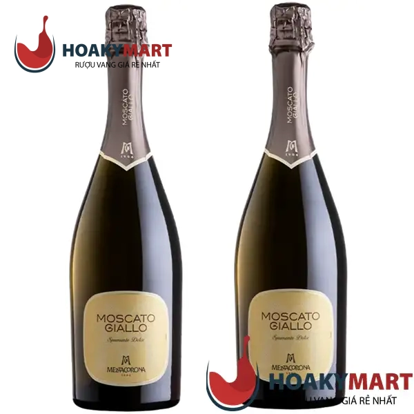 VANG NỔ Ý MEZZACORONA MOSCATO GIALLO SPUMANTE