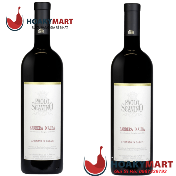 VANG Ý PAOLO SCAVINO AFFINATO IN CARATI BARBERA D'ALBA