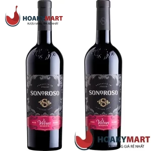RƯỢU VANG Ý SONOROSO VELVET GIÁ TỐT NHẤT