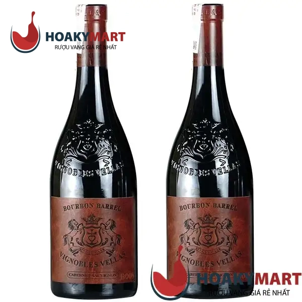 VANG PHÁP BOURBON BARREL VIGNOBLES VELLAS CABERNET