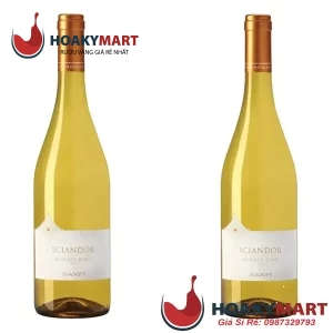 VANG NGỌT Ý BANFI SCIANDOR MOSCATO D'ASTI -RẺ