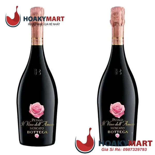 VANG SỦI Ý PETALO IL VINO DELL'AMORE MOSCATO SPUMANTE