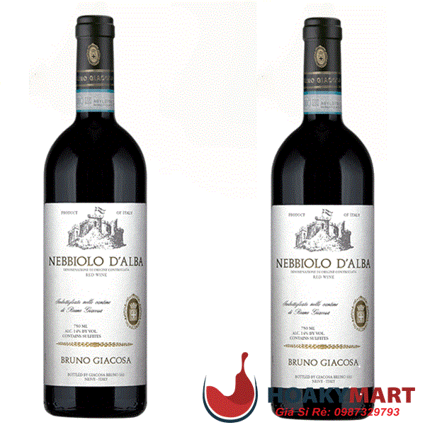 RƯỢU VANG BRUNO GIACOSA NEBBIOLO D'ALBA RẺ NGON