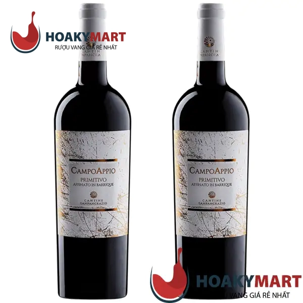 RƯỢU VANG Ý CAMPO APPIO PRIMITIVO QUÁ RẺ