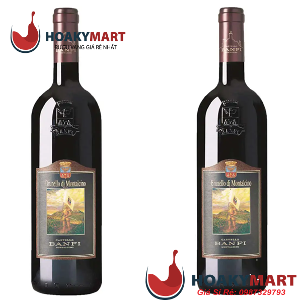 VANG Ý CASTELLO BANFI BRUNELLO DI MONTALCINO