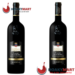 VANG Ý CASTELLO BANFI POGGIO ALLE MURA BRUNELLO DI MONTALCINO