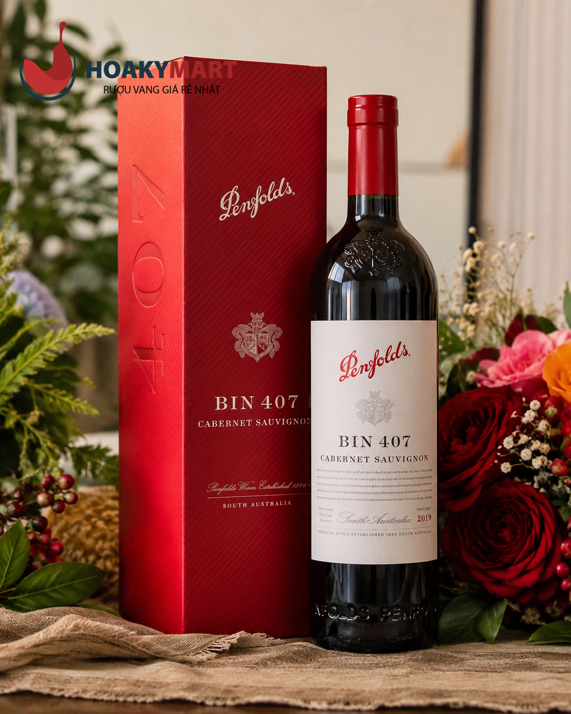VANG ÚC PENFOLDS BIN 407 CABERNET
