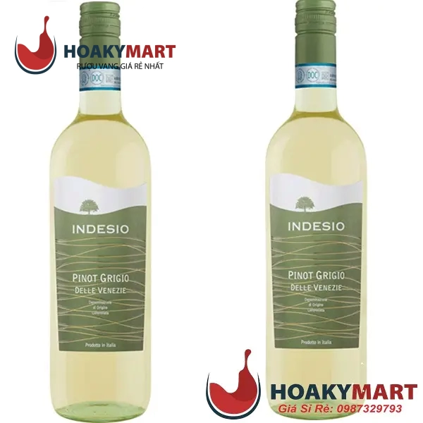 VANG TRẮNG Ý INDESIO PINOT GRIGIO DELLE VENEZIE