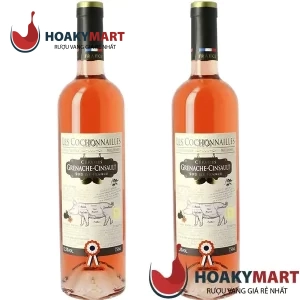 VANG HỒNG LES COCHONAILLES GRENACHE CINSAULT