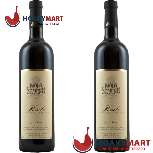 VANG Ý PAOLO SCAVINO BAROLO - RẺ NHẤT