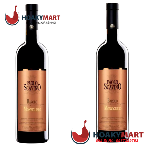 VANG Ý PAOLO SCAVINO BAROLO MONVIGLIERO RẺ NGON