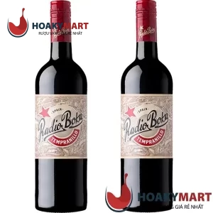 RƯỢU VANG ĐỎ RADIO BOKA TEMPRANILLO SIÊU RẺ