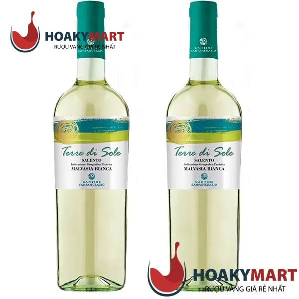 VANG TRẮNG Ý TERRE DI SOLE MALVASIA BIANCA RẤT RẺ