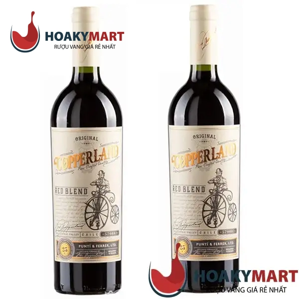 VANG CHILE COPPERLAND RESERVA CABERNET CỰC RẺ
