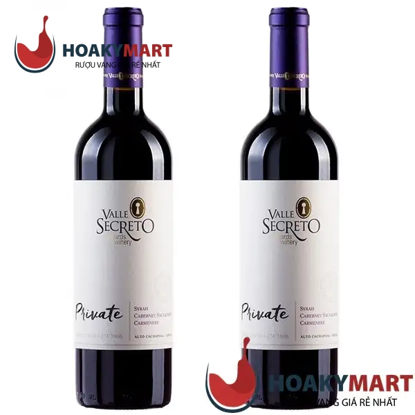 RƯỢU VANG CHILE VALLE SECRETO PRIVATE CỰC RẺ