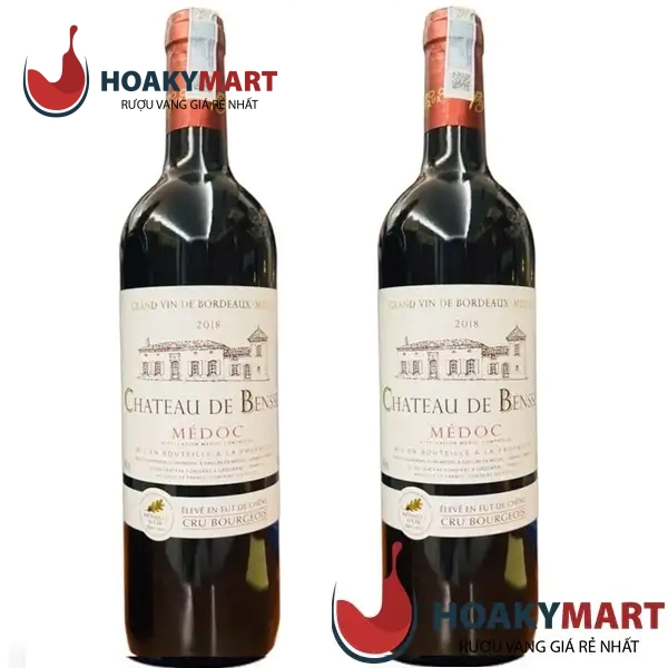 VANG PHÁP CHATEAU DE BENSSE MEDOC GIÁ TỐT