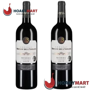 VANG PHÁP CHATEAU MOULIN DE L'ABBAYE MEDOC RẺ TỐT