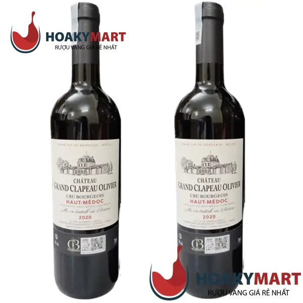 RƯỢU VANG CHATEAU GRAND CLAPEAU OLIVIER RẺ NHẤT