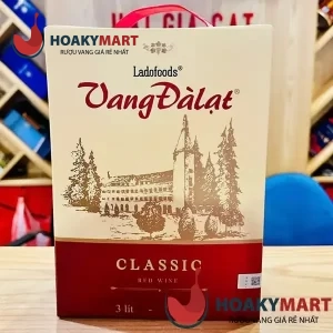 VANG BỊCH ĐỎ ĐÀ LẠT CLASSIC RED WINE 3 LÍT SIÊU RẺ