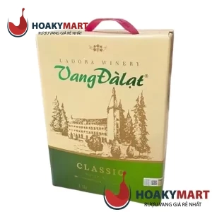 VANG BỊCH TRẮNG ĐÀ LẠT CLASSIC WHITE WINE 3 LÍT RẺ