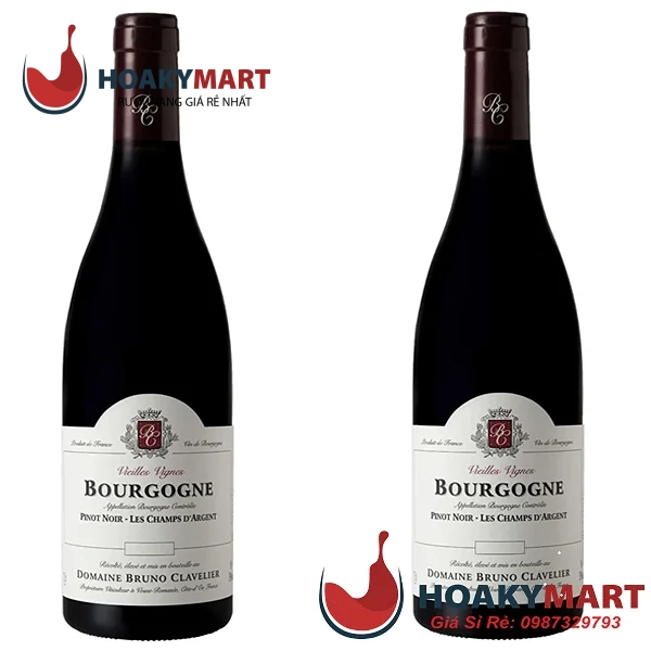 VANG PHÁP DOMAINE BRUNO CLAVELIER BOURGOGNE PINOT NOIR LES CHAMPS D’ARGENT