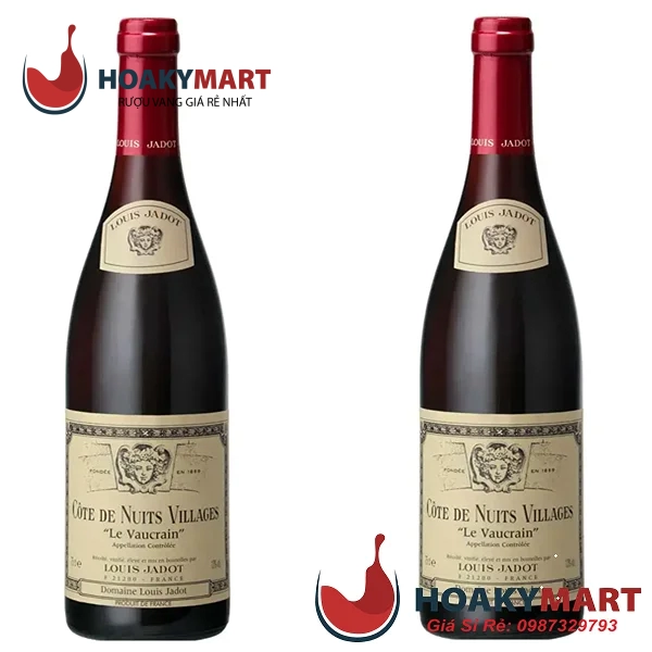 VANG PHÁP CÔTE DE NUITS VILLAGES LE VAUCRAIN LOUIS JADOT