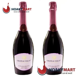 RƯỢU VANG CHATEAU DALAT SPARKLING RED WINE RẤT RẺ