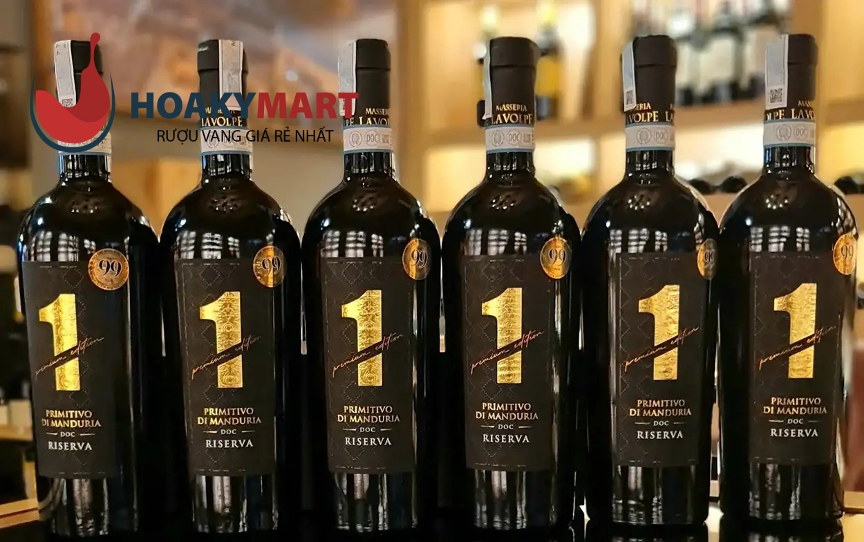 1 PRIMITIVO DI MANDURIA RISERVA ĐẬM ĐÀ ĐẲNG CẤP
