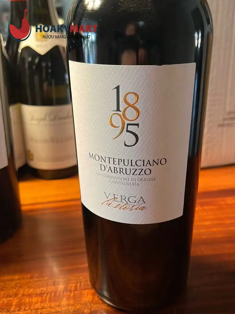 VANG Ý 1895 MONTEPULCIANO D’ABRUZZO GIÁ TỐT