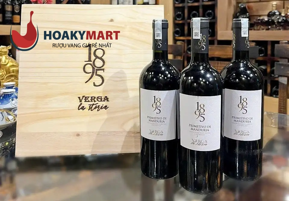 VANG Ý 1895 PRIMITIVO DI MANDURIA GIÁ RẺ NHẤT