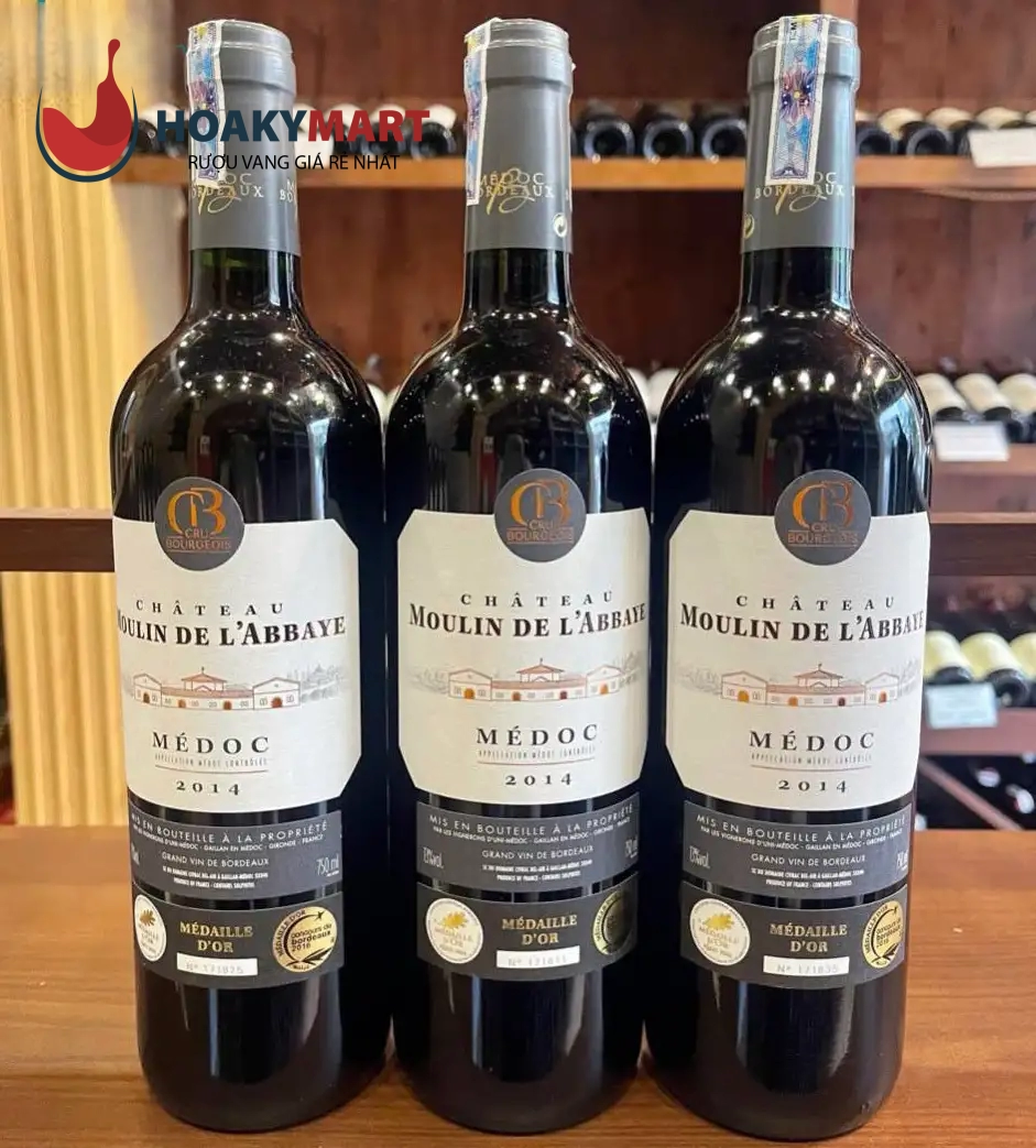 CHATEAU MOULIN DE L’ABBAYE MEDOC GIÁ TỐT UỐNG ÊM