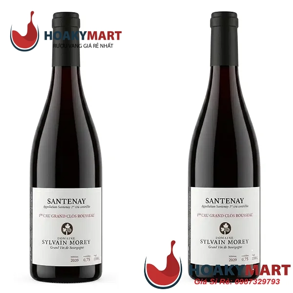 VANG PHÁP DOMAINE SYLVAIN MOREY SANTENAY 1ER CRU GRAND CLOS ROUSSEAU