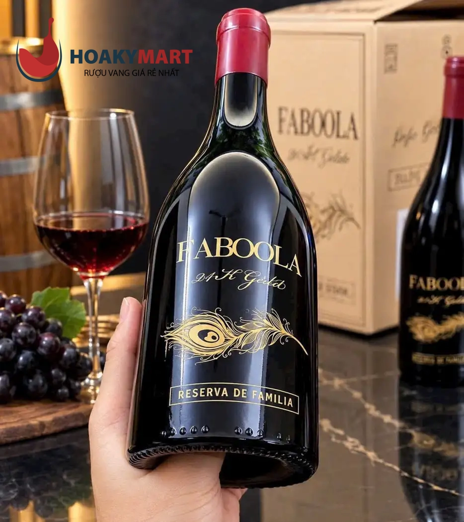 RƯỢU VANG FABOOLA 24K GOLD RESERVA DE FAMILIA RẺ NHẤT